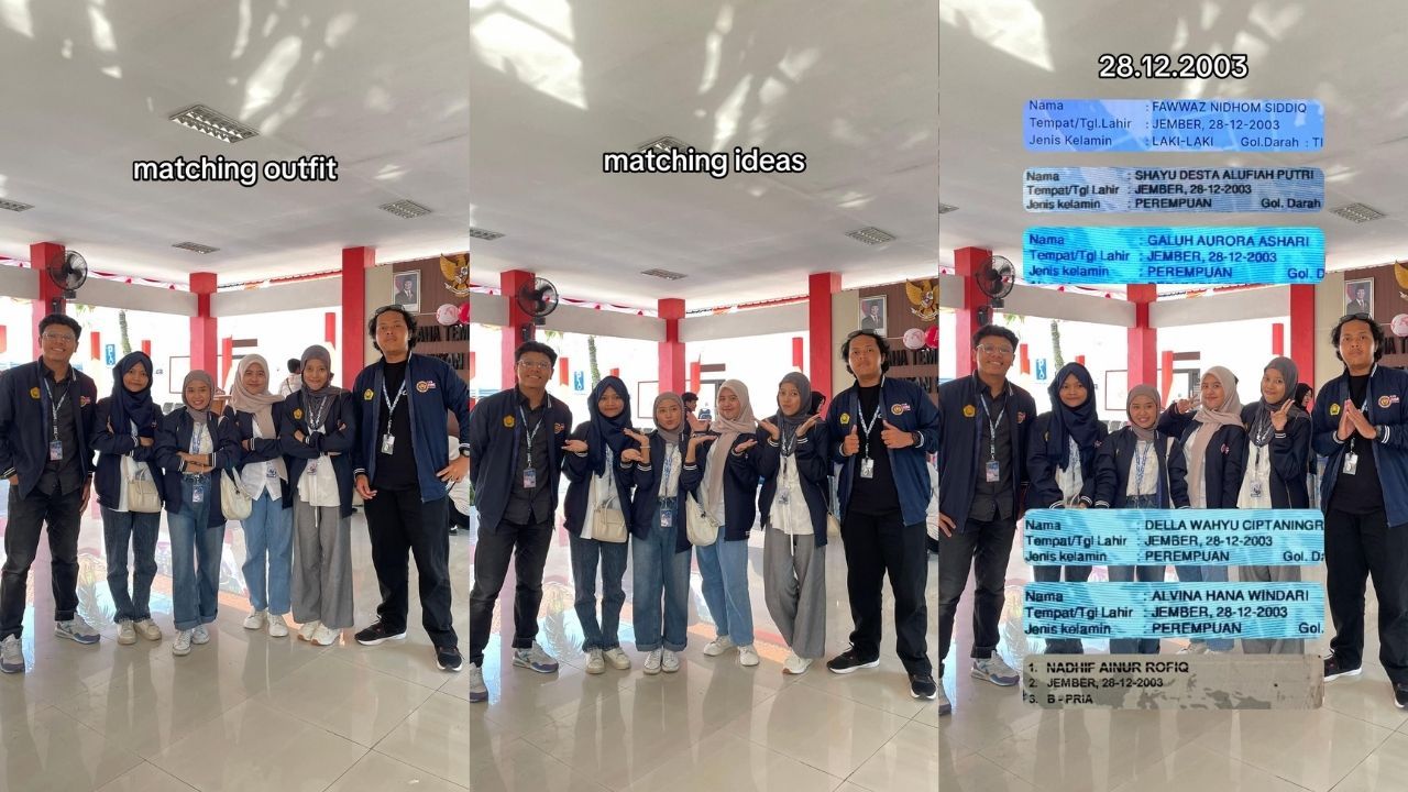 Mahasiswa KKN Viral: Punya Kesamaan Unik dari Tempat, Tanggal Lahir, hingga Akhiran Nama