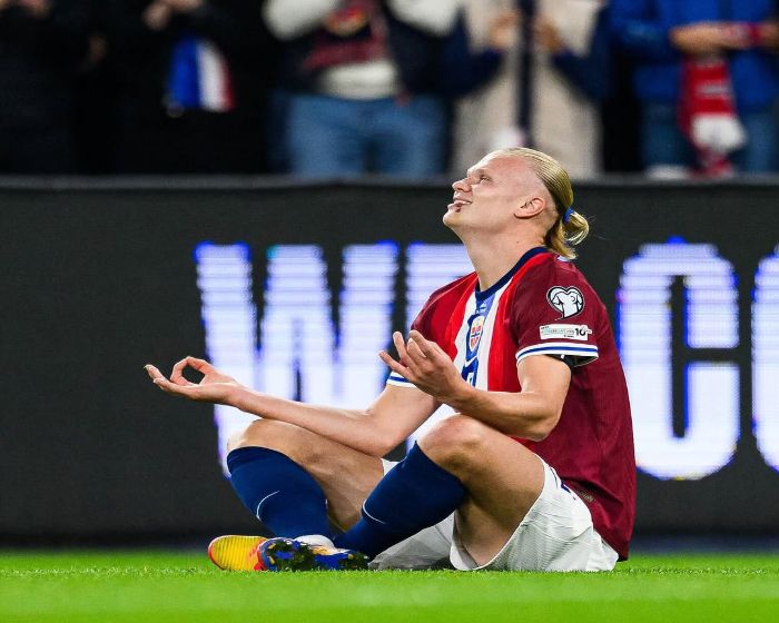 Bantai Moldova 11-1, Erling Haaland Pecahkan Rekor Cetak 5 Gol dan 2 Assist untuk Norwegia