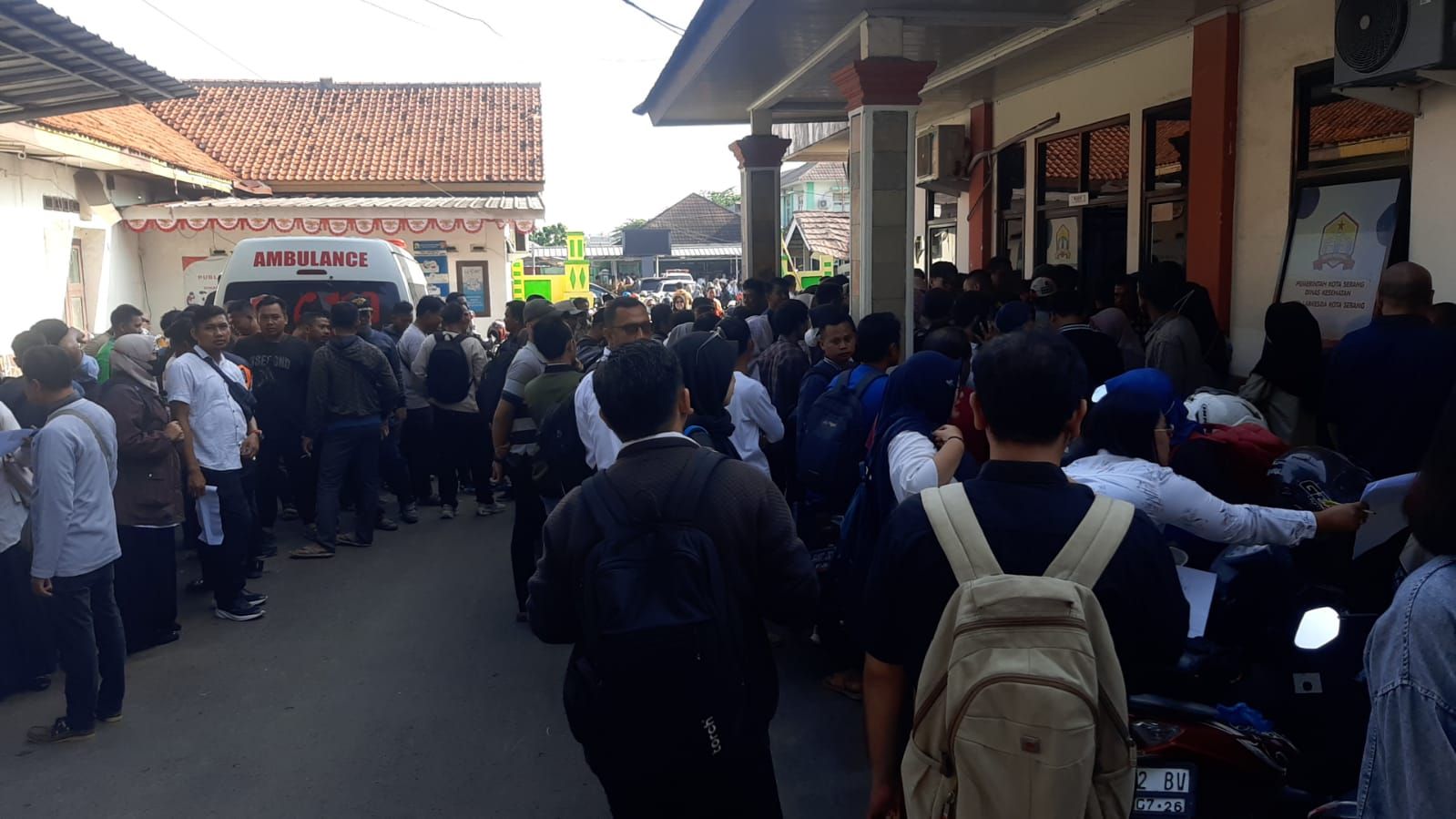 Labkesda Kota Serang Ramai Didatangi Honorer Urus Surat Anti Narkoba