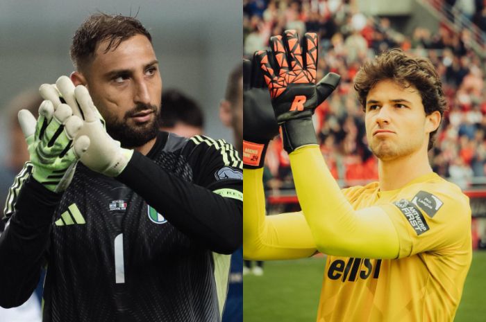 Menilik Statistik Gianluigi Donnarumma dan Senne Lammens Jelang Derby Manchester, Siapa yang Lebih Unggul?