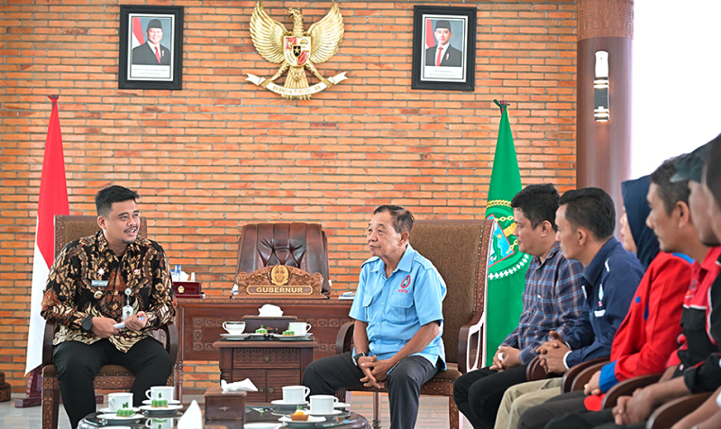 Buruh Sumut Temui Bobby Nasution, Bahas Sejahtera Lewat Upah dan Perumahan