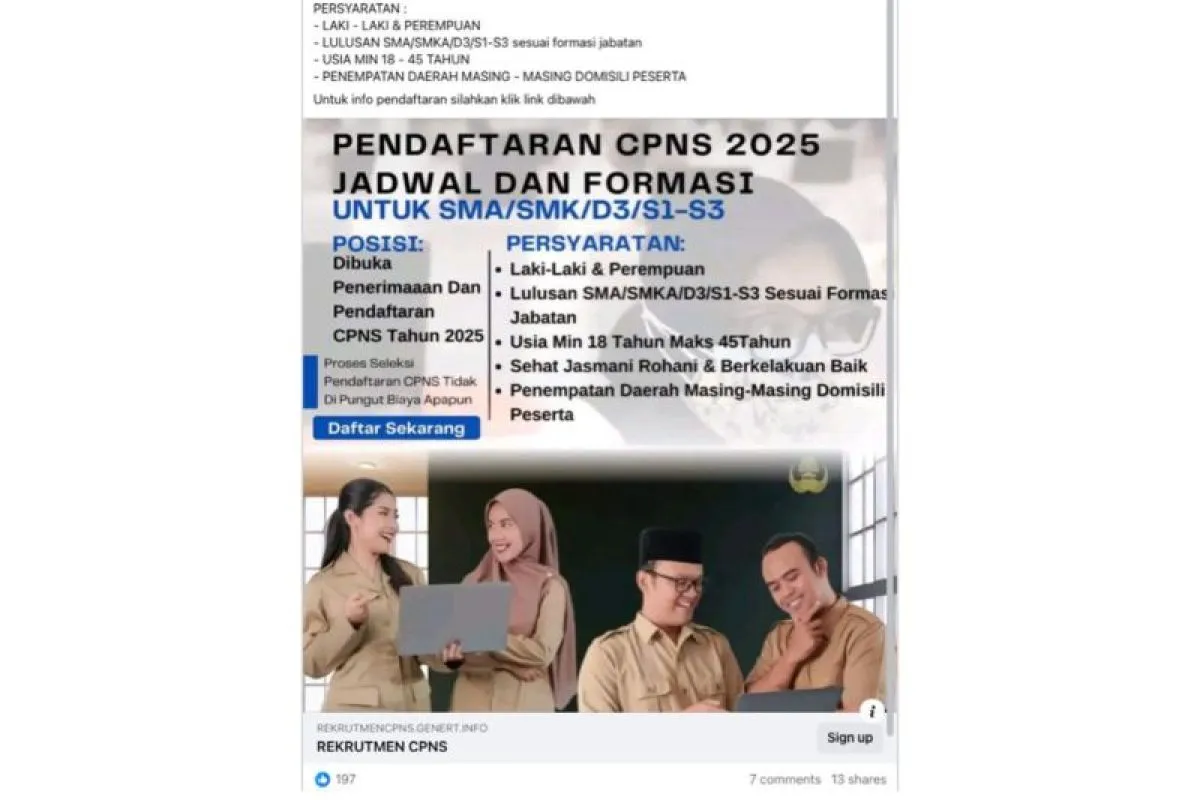 Pemerintah Siapkan Rekrutmen CPNS 2025, Pelamar Diminta Persiapkan Diri