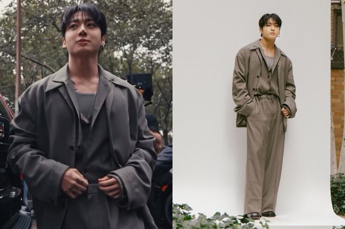 Jungkook BTS Curi Perhatian di New York Fashion Week, Kenakan Setelan Baggy yang Menawan
