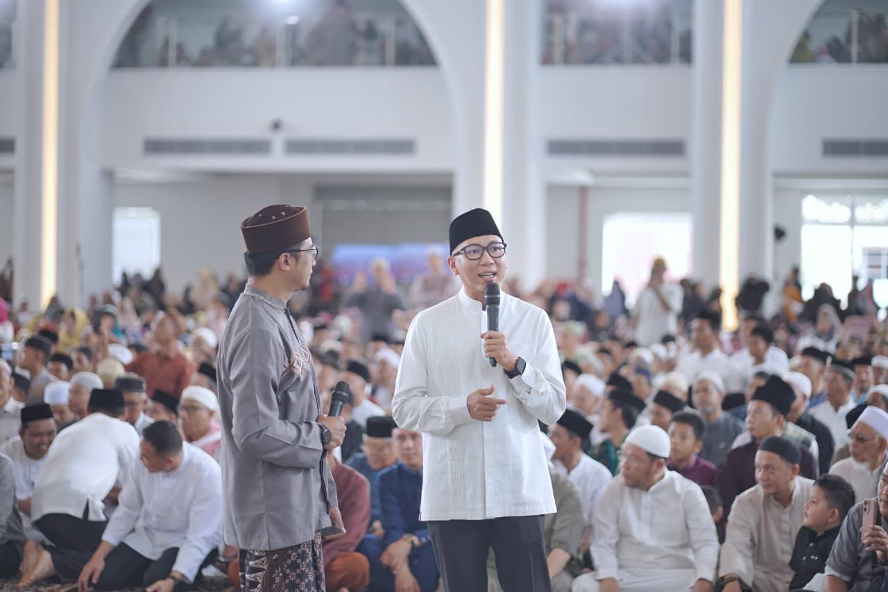 Perkuat Nilai Persatuan, Gubernur Rahmat Mirzani Djausal Ikuti Dakwah Damai Indonesiaku