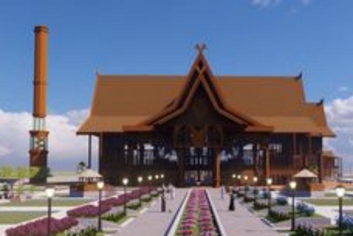 Tampilan Islamic Centre Batang Hari pada Pembangunan Tahap Kedua