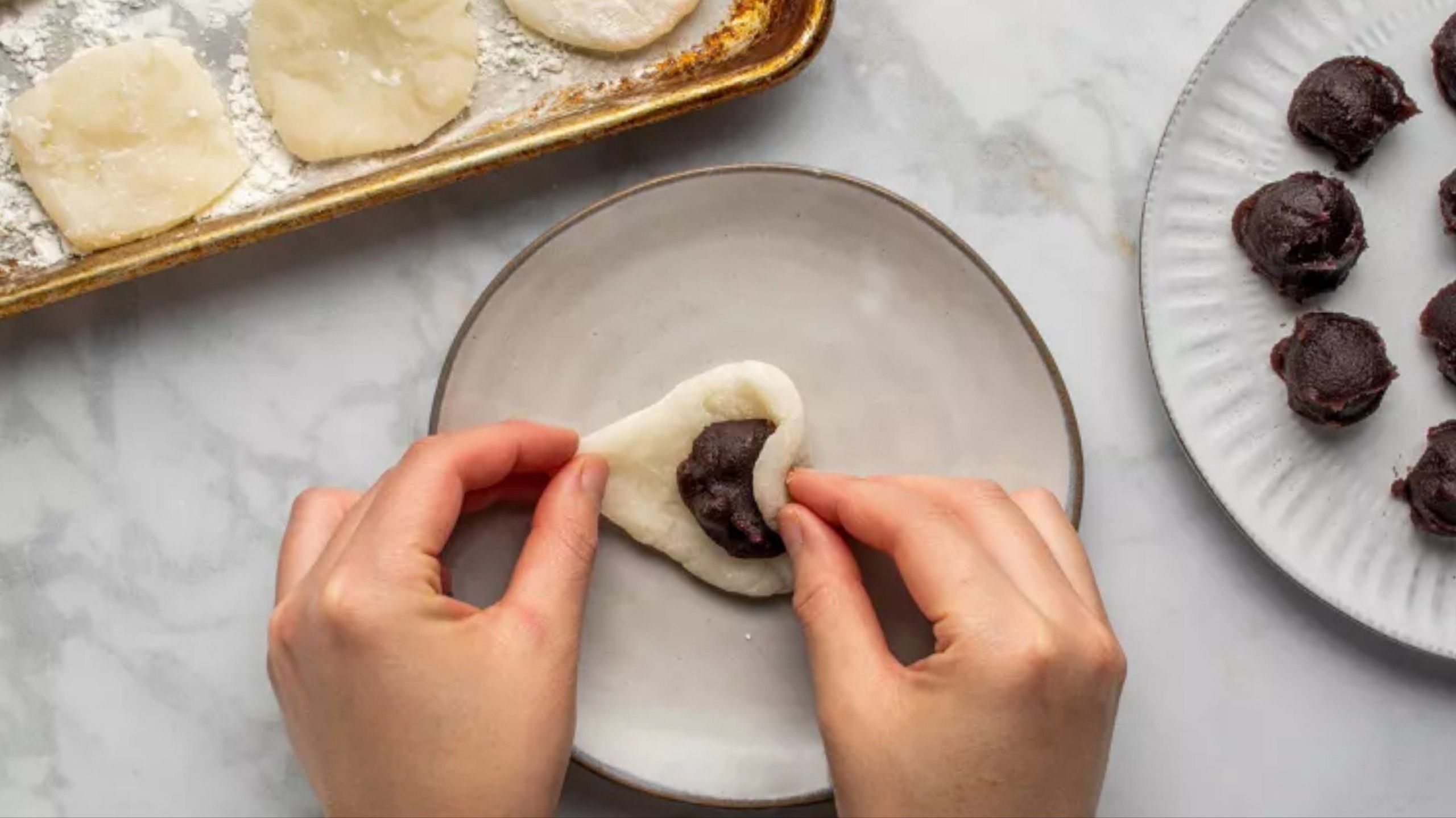 Resep Mochi Isi Kacang Merah yang Lembut dan Kenyal, Mudah Dibuat