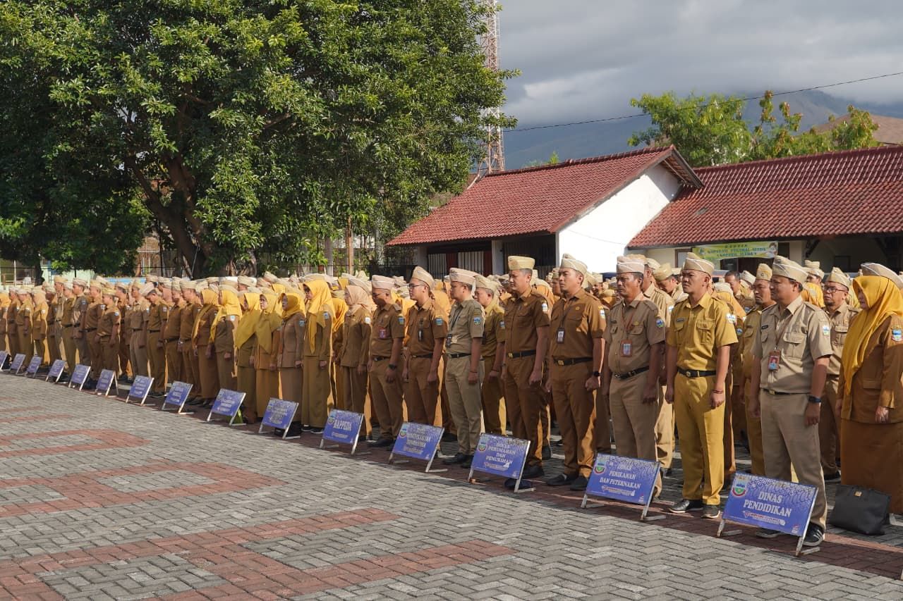 Bupati Garut Tekankan Optimalisasi Aplikasi SRIKANDI dalam Apel Gabungan