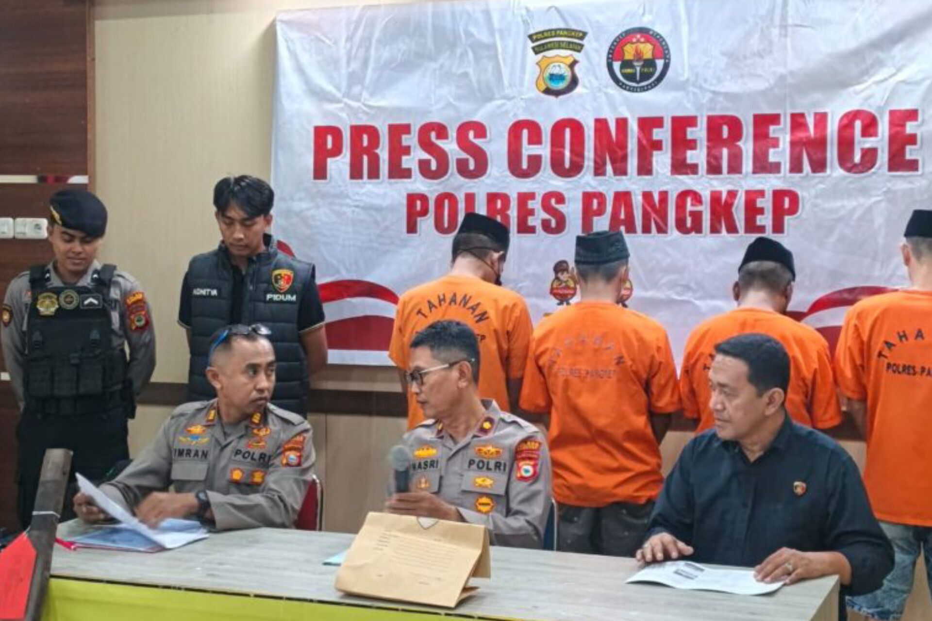 Polres Pangkep Ungkap 10 Kasus Kriminal pada Operasi Sikat Lipu 2025