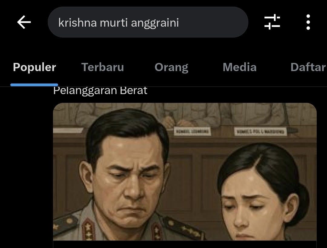 Ramai Tagar Khrisna Murti Anggraini di X, Benarkan Ada Dugaan Perselingkuhan Jenderal Polri?