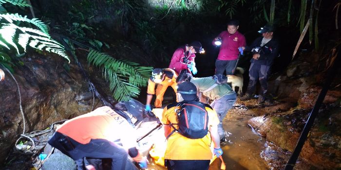 Penemuan mayat di tengah hutan Kumelembuai