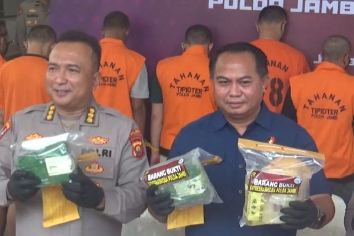 Polda Jambi Ungkap Peranan Pelaku dalam Operasi Antik Siginjai 2025