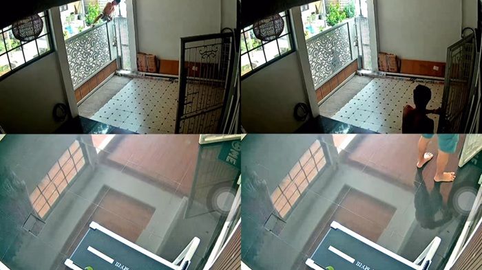 Pria Ini Panjat Pagar Demi Kunci Pintu Tetangganya, Bikin Salut Netizen