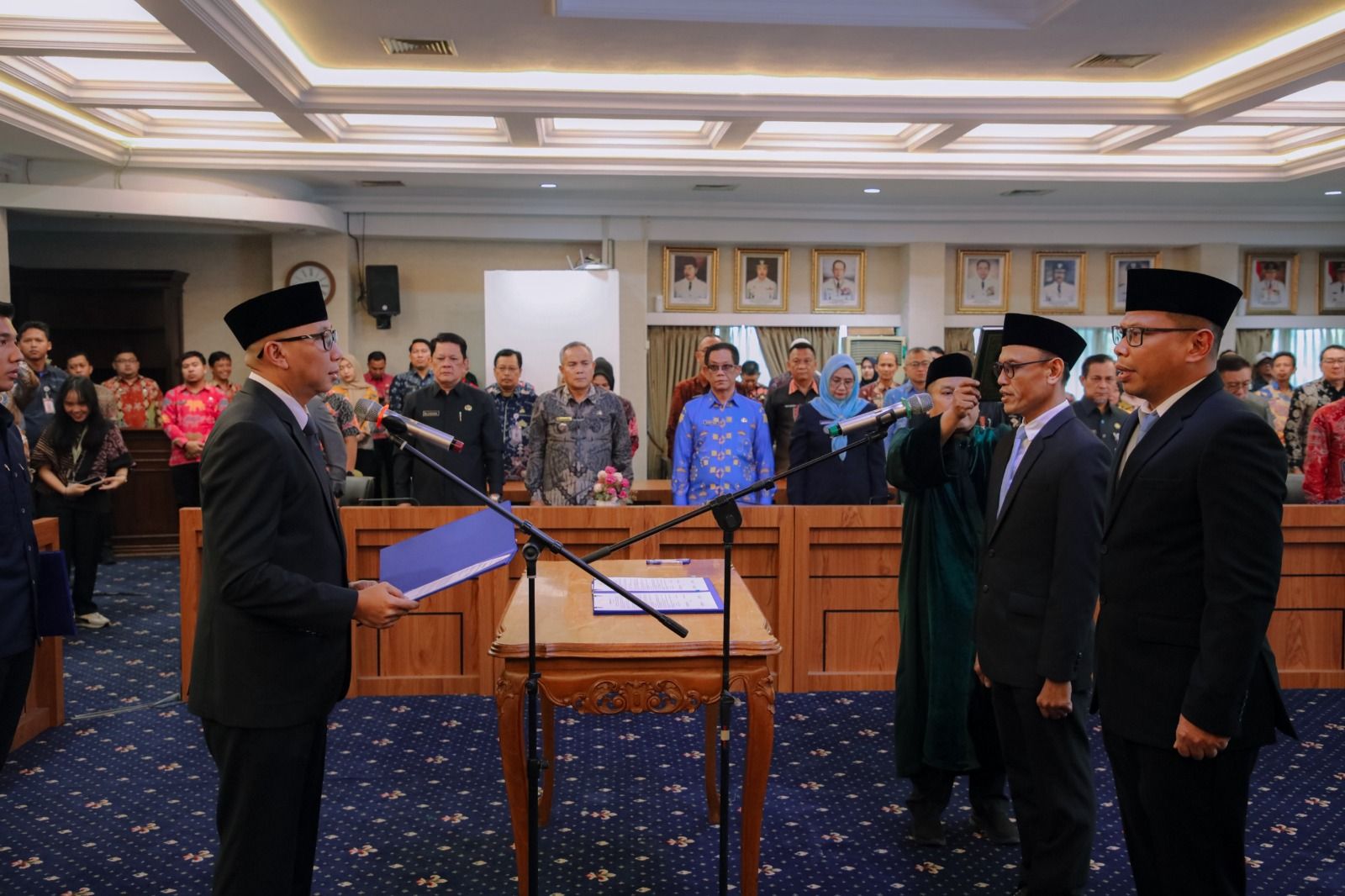 Gubernur Lampung Lantik Anang Jadi Kepala Bappeda dan Rendi Jabat Kepala BKD