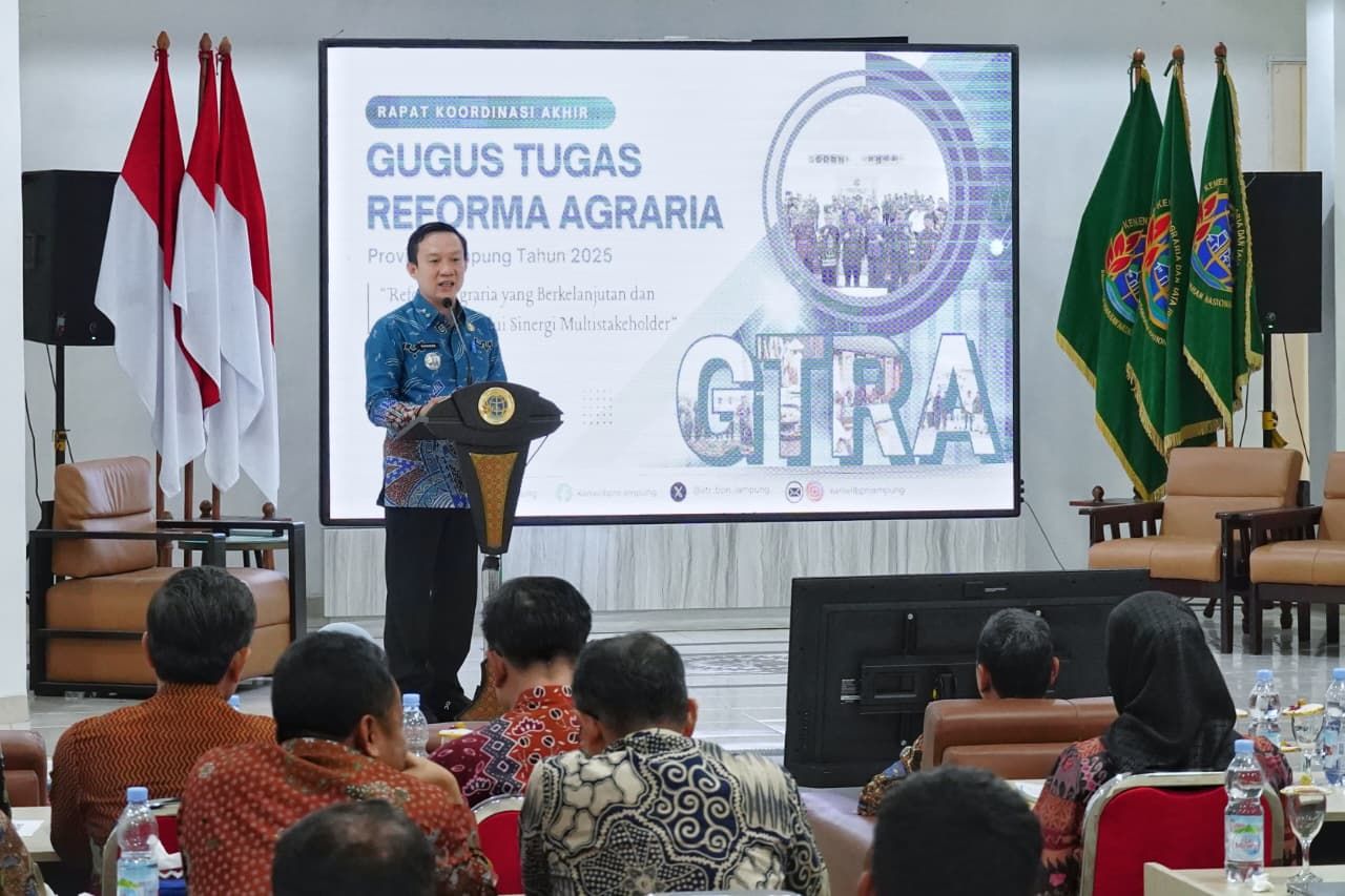 Pemprov Lampung Dorong Pemerataan dan Pemberdayaan Masyarakat Desa Lewat Reforma Agraria