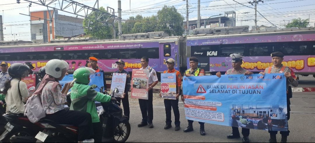 Daop 6 : Total Temperan di Jogja Rendah, Tegaskan Tak Ada Jalur Liar di Perlintasan KA