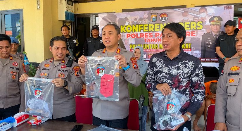 Polres Parepare Tangkap 12 Tersangka dalam Operasi Sikat 2025