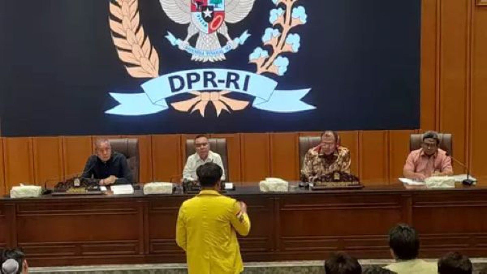 Pimpinan DPR RI Terima Aspirasi Mahasiswa Terkait Demonstrasi dan Tunjangan Anggota