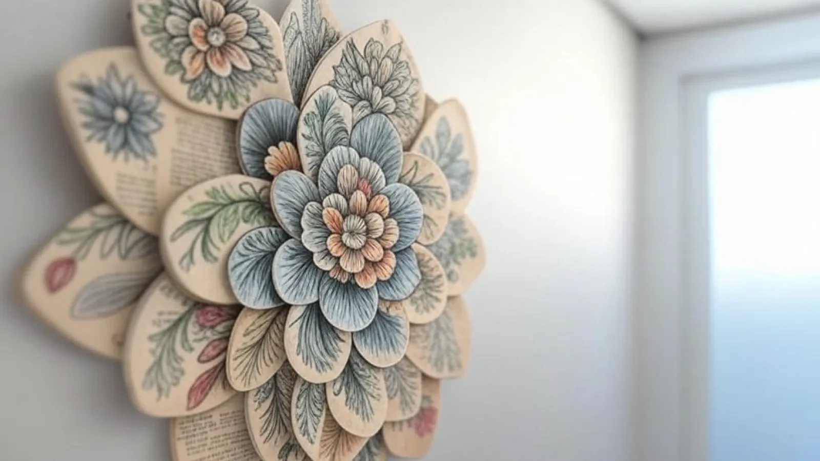 Hiasan Dinding Kreatif dari Koran Bekas: Solusi Ekonomis untuk Ruang Tamu