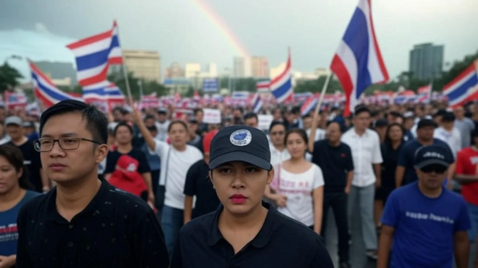 Ribuan Pengunjuk Rasa Desak Pengunduran Diri Perdana Menteri Thailand