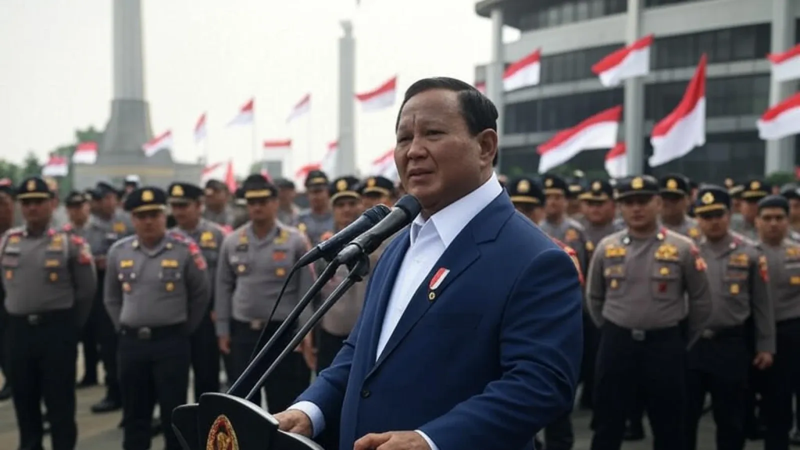 Presiden Prabowo Tegaskan Pentingnya Integritas Polri di HUT Bhayangkara ke-79
