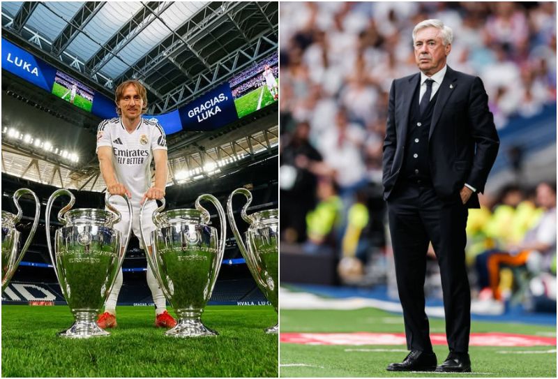 Suasana Haru Selimuti Perpisahan Ancelotti dan Modric dengan Real Madrid