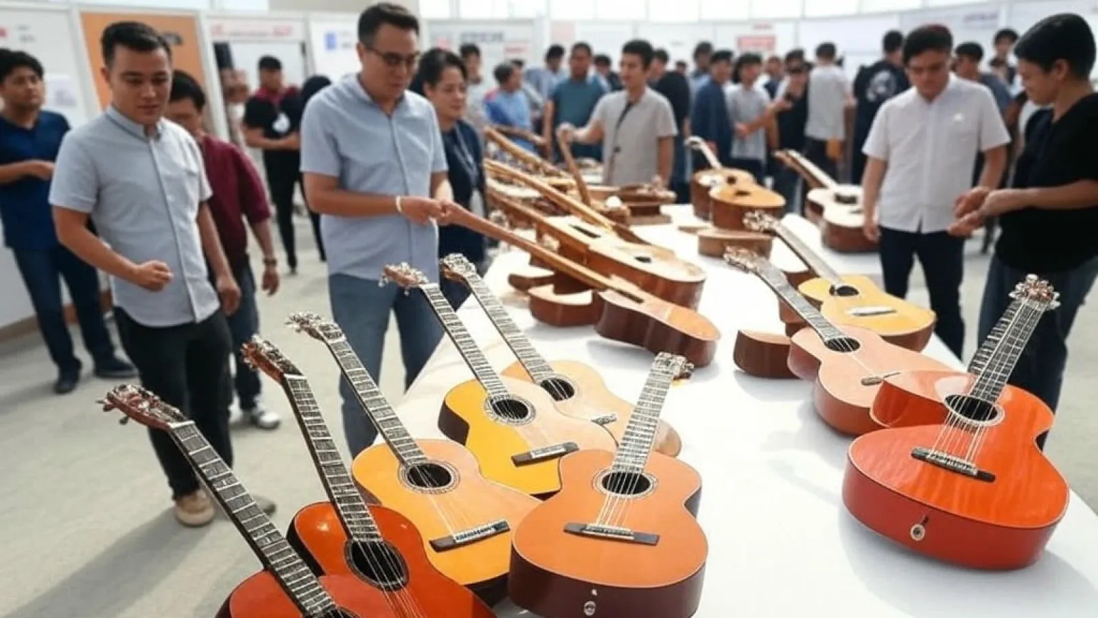 Gitar Buatan Indonesia Tampil Menggembirakan di Sound Messe Osaka 2025