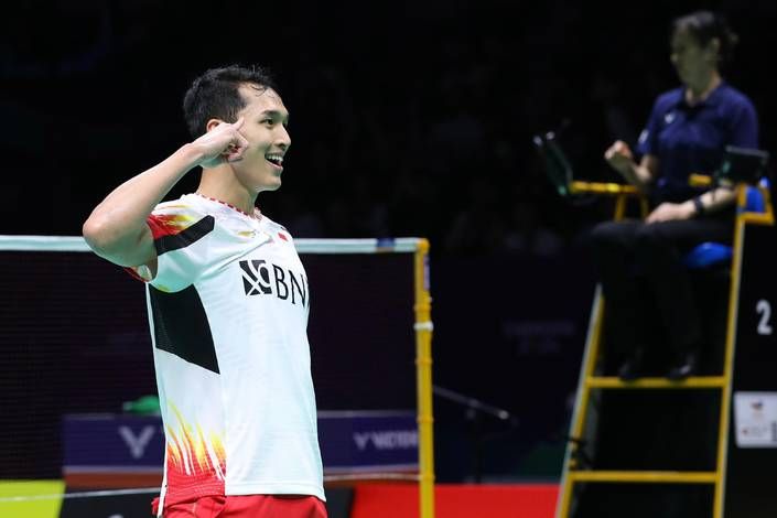 Pesan Jonatan Christie Usai Finis di Semifinal Sudirman Cup