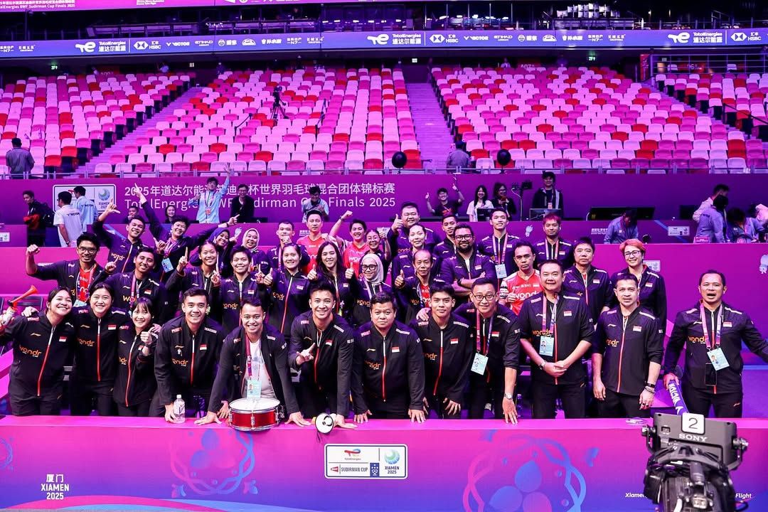 Indonesia Kalah Dramatis dari Korea di Semifinal Sudirman Cup 2025