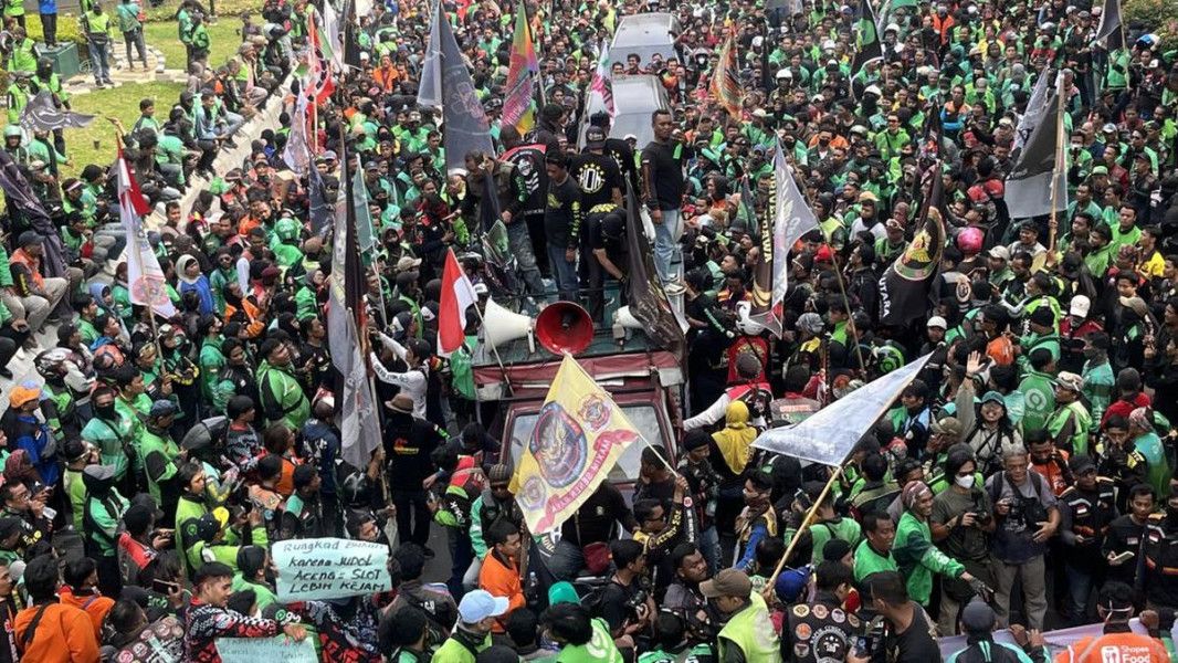 Demo Ojol 20 Mei Diperkirakan Timbulkan Rugi Rp188 M, Kok Bisa?