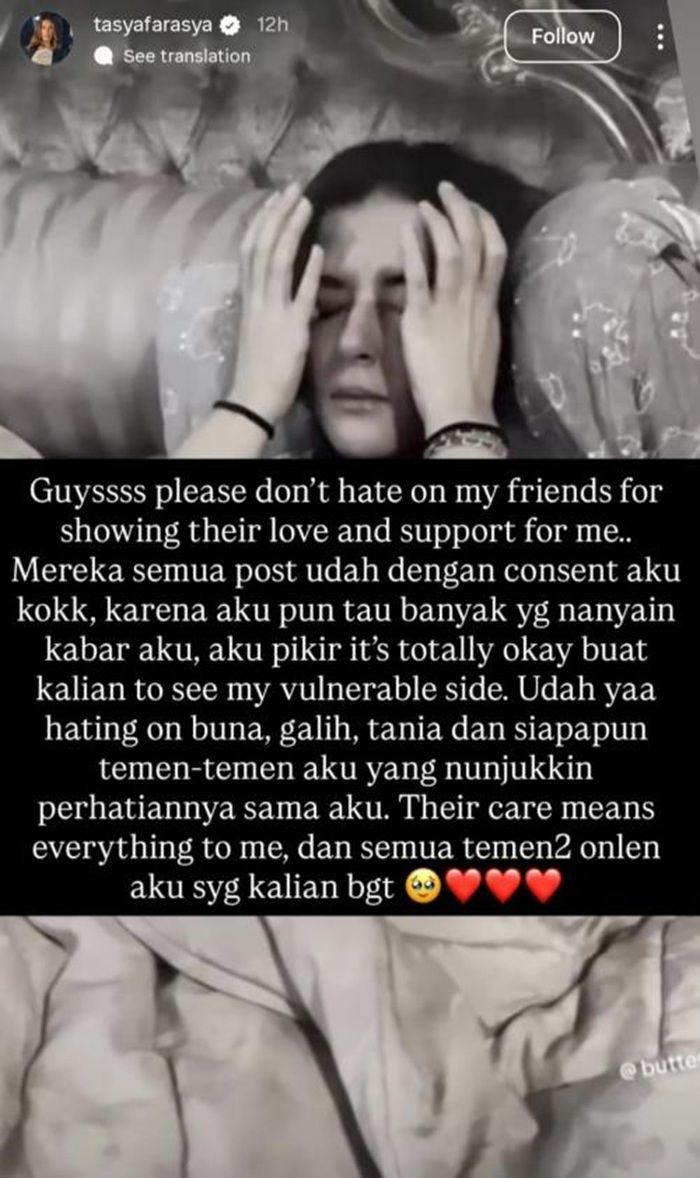 Rachel Vennya Dirujak Netizen, Tasya Farasya Pasang Badan: Udah Ya Jangan Benci Buna