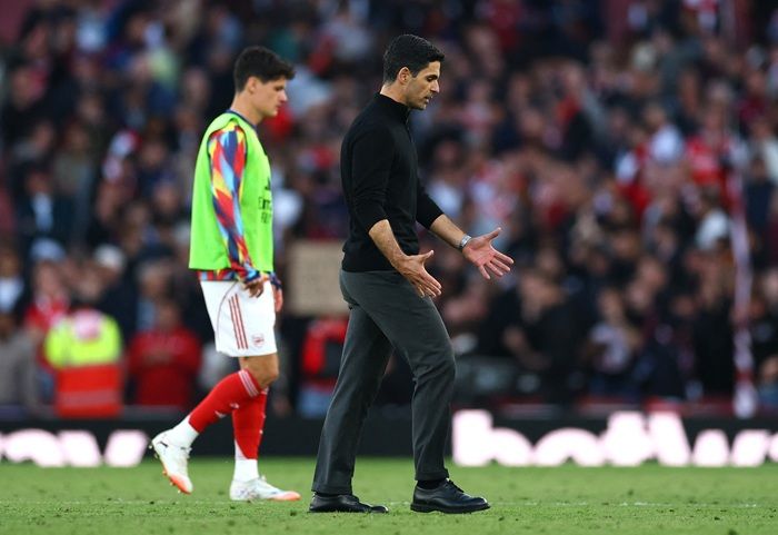 Mikel Arteta Senang dengan Permainan Arsenal Melawan Manchester City, Namun Tidak dengan Hasil Pertandingan