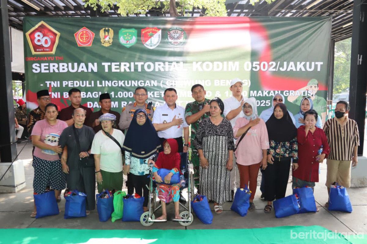 Hendra Hidayat Apresiasi Aksi Bakti Sosial dalam Memperingati HUT ke-80 TNI di Jakarta Utara