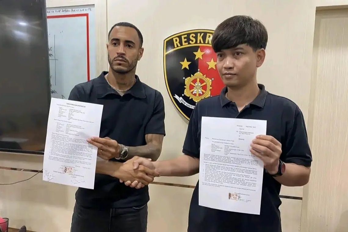 Kasus Pemain PSM Makassar Victor Luiz Pukul Pengendara Berakhir Damai