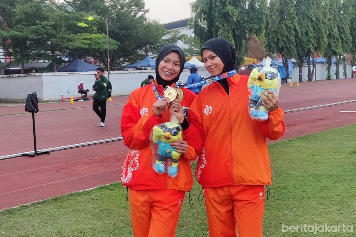 Devi & Diva Aprilian, Atlet Kembar DKI Sumbang 6 Emas di POMNas XIX