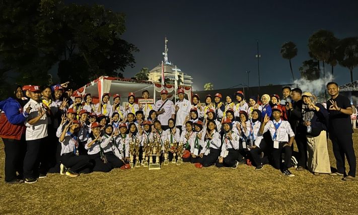 15 Trofi Diboyong, Kontingen PMR Banyuwangi Jadi Juara Utama Jumbara X Jatim