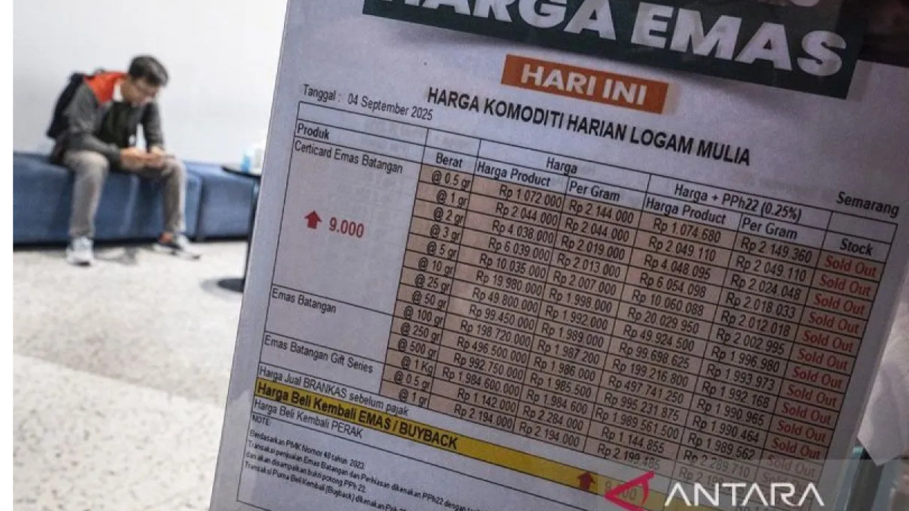 Harga Emas Antam Naik Lagi! Lihat Berapa Nilai Jual Kembali Hari Ini
