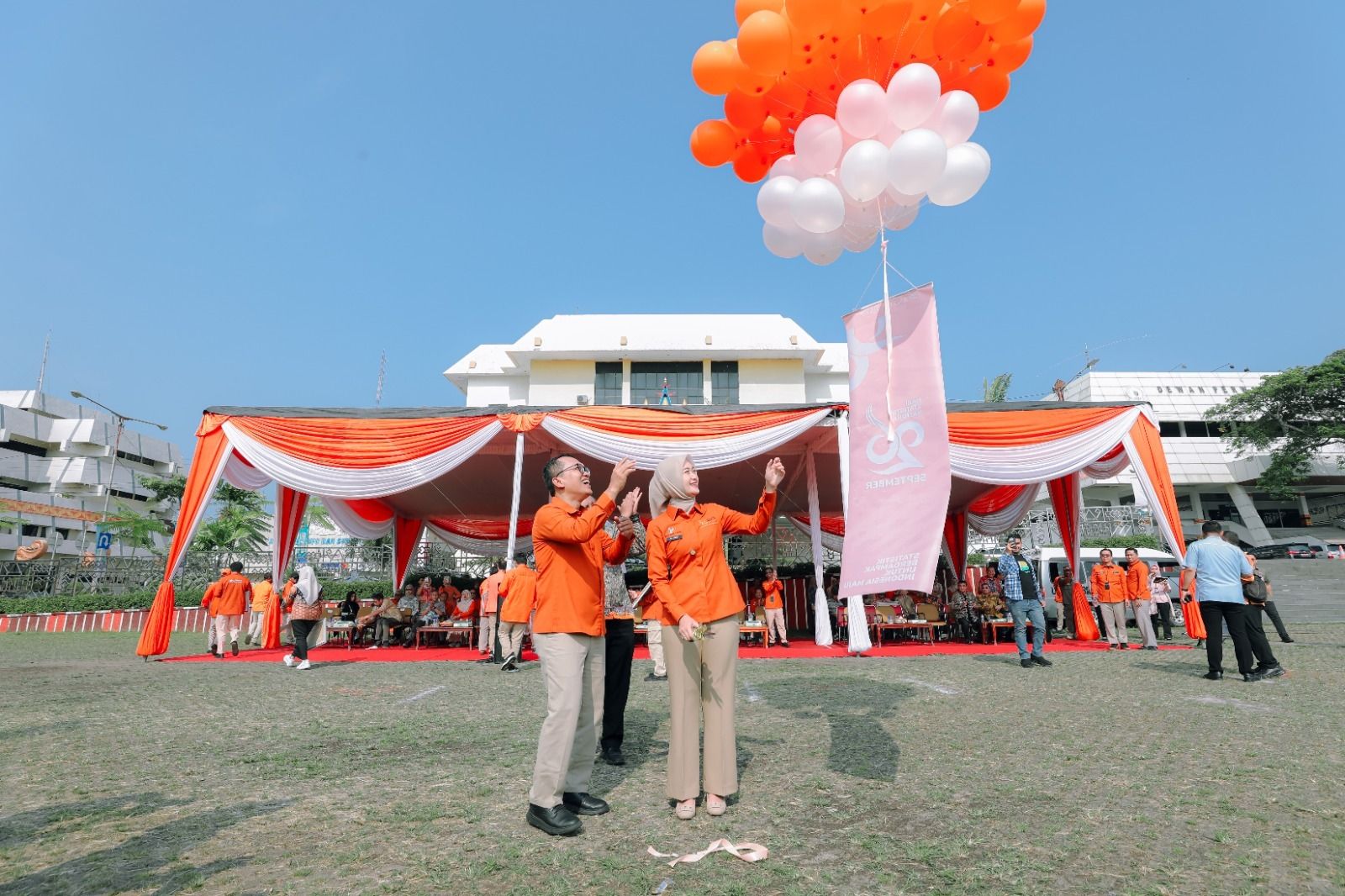 BPS Se-Lampung Gelar Apel Akbar Hari Statistik Nasional, Kesiapan Sensus Ekonomi 2026 Jadi Fokus