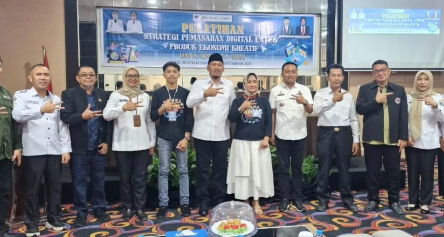 Wakil Wali Kota Kendari Dorong Ekonomi Kreatif Lewat Strategi Digital