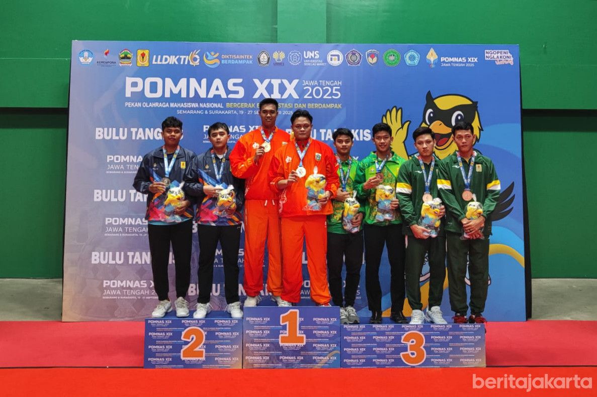 Empat Emas, Tim Bulu Tangkis DKI Kuasai POMNas XIX