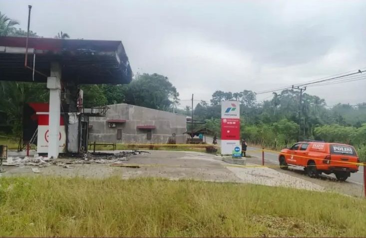 Pertashop di Aceh Timur Kebakaran, Kerugian Capai Rp350 Juta