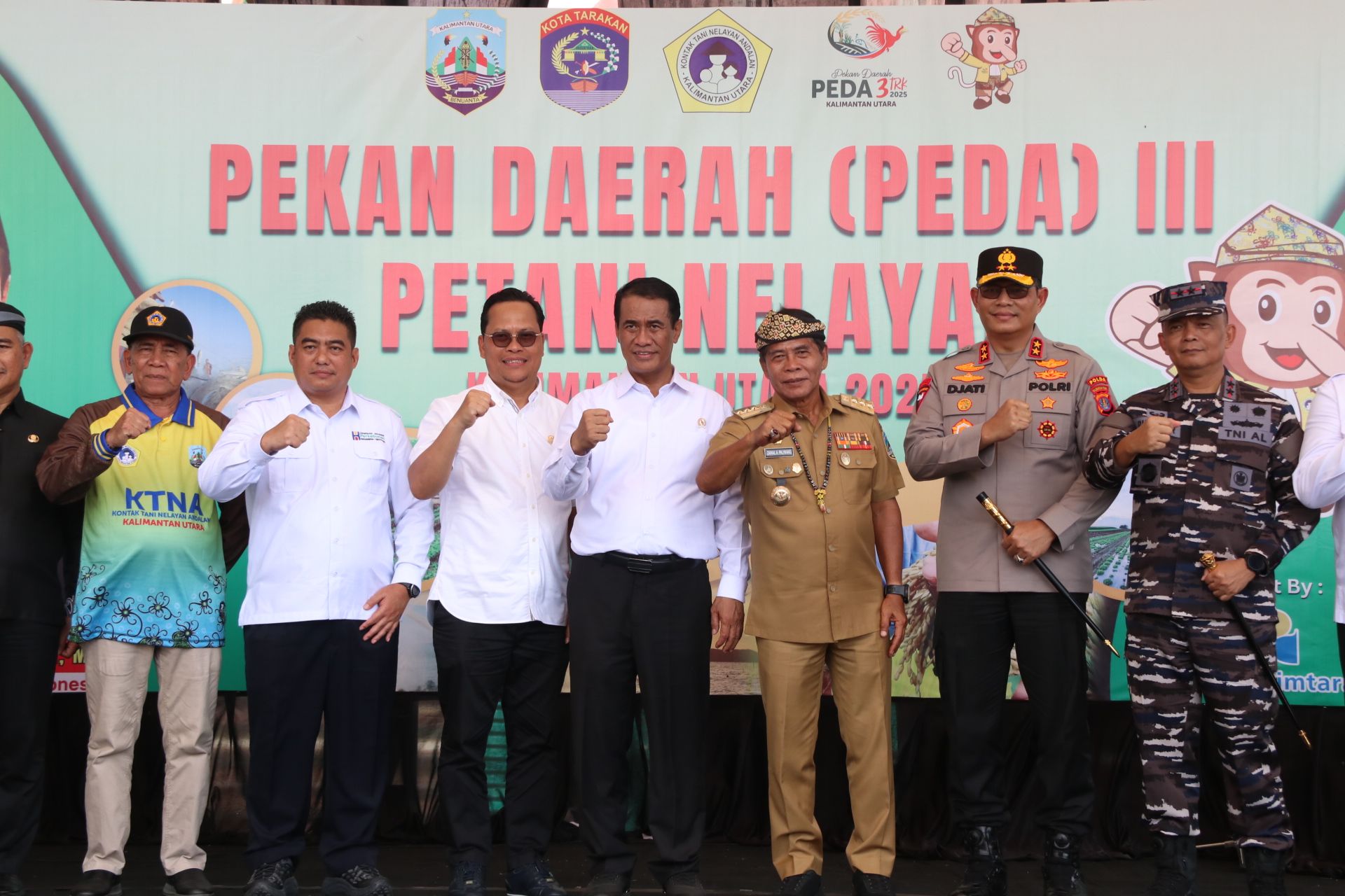 Kapolda Kaltara Hadiri Pembukaan PEDA III KTNA Kalimantan Utara