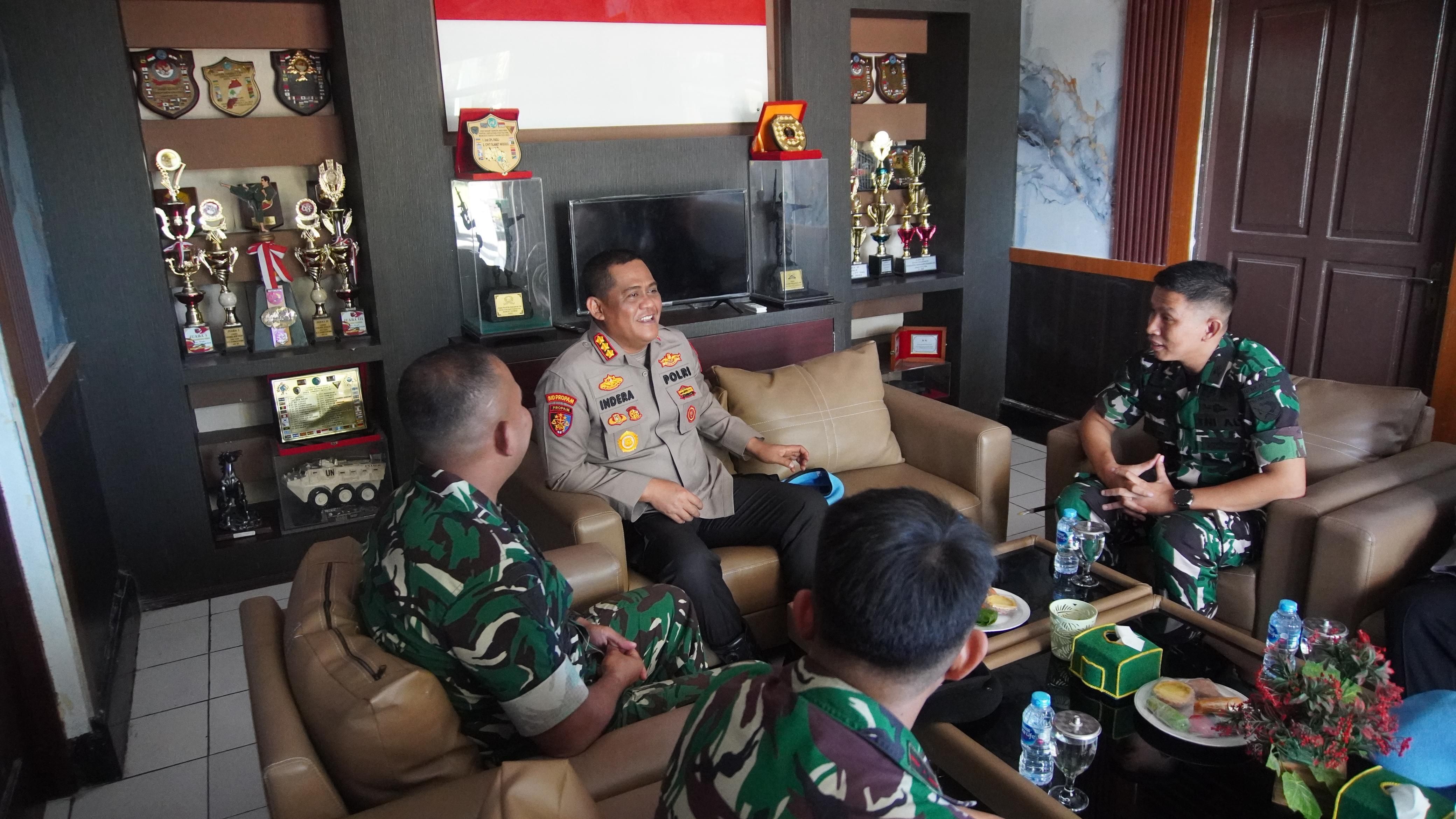 Bidpropam Polda Maluku Gelar Silaturahmi Bersama Detasemen Kaveleri 5 BLC