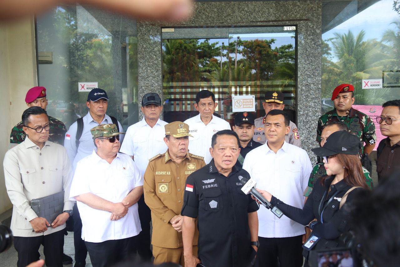 Kunjungan Lapangan Tim Pengarah dan Pelaksana Satgas PKH di Provinsi Kepulauan Bangka Belitung