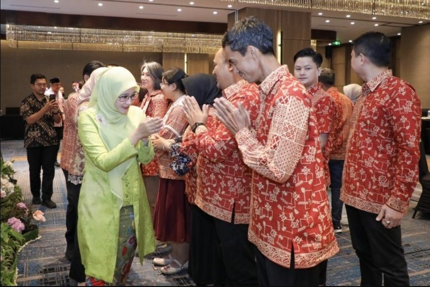 Nawal Yasin Sampaikan Tiga Hal Penting Pada Saat Pelantikan Dekranasda