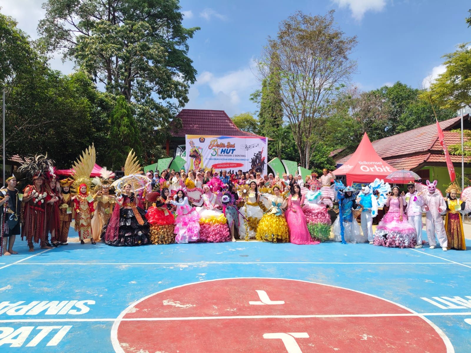 Semarak HUT ke-31 SMAN 2 Bontang, Gelar Pertandingan Antar Sekolah hingga Karnaval Budaya