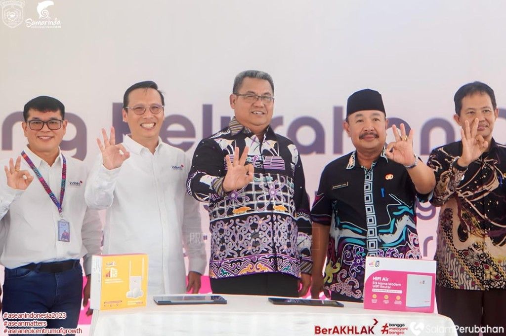 Lempake Jadi Kelurahan Digital Indosat Pertama Kaltim, Siap Dongkrak Ekonomi Warga