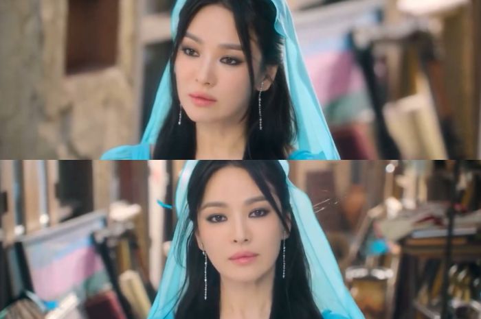 Tuai Pujian, Song Hye Kyo Tampil Memukau ala Putri Jasmine di Genie Make a Wish