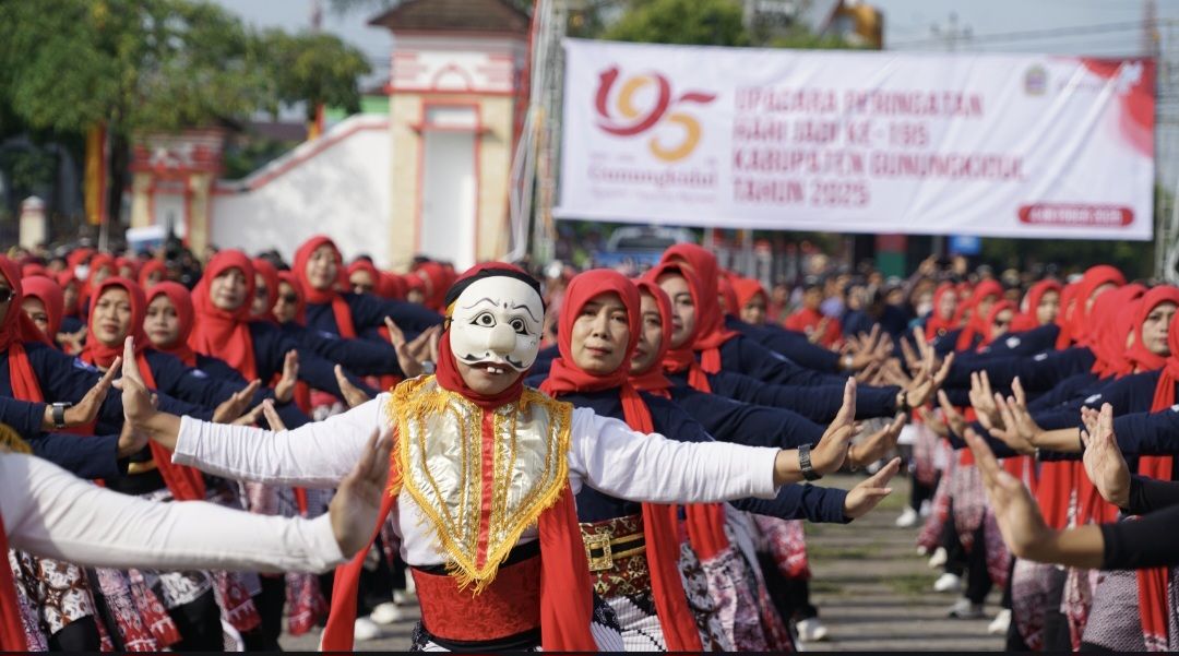 Semarak Upacara HUT Gunungkidul Bertajuk Layani Masyarakat