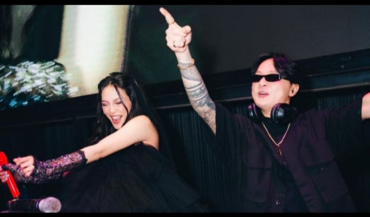 DJ Bravy Lamar Erika Carlina di Panggung Synchronize Fest 2025