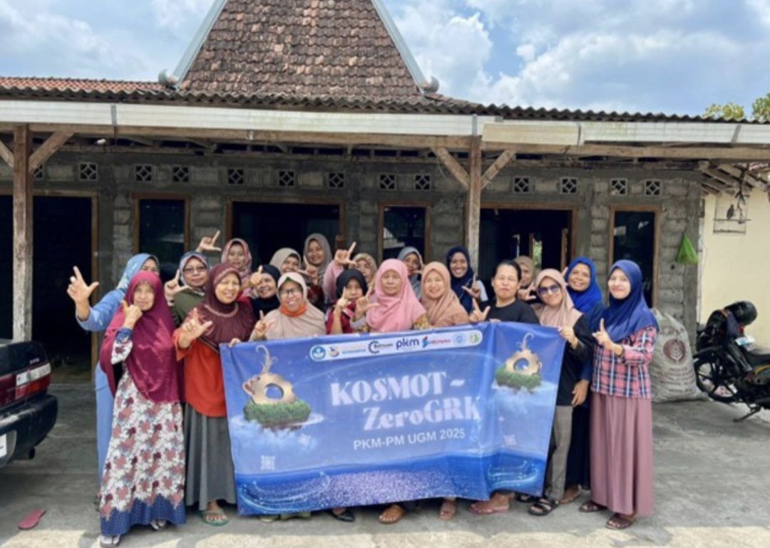 Konsep KOSMOT-ZeroGRK, Cara Mahasiswa UGM Dorong Warga Playen Gunungkidul Ubah Limbah Organik Jadi Kompos Ramah Lingkungan